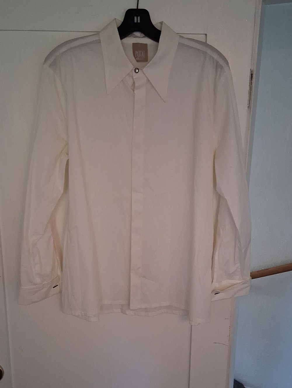 Classic White Button-Up Women's Dress Shirt